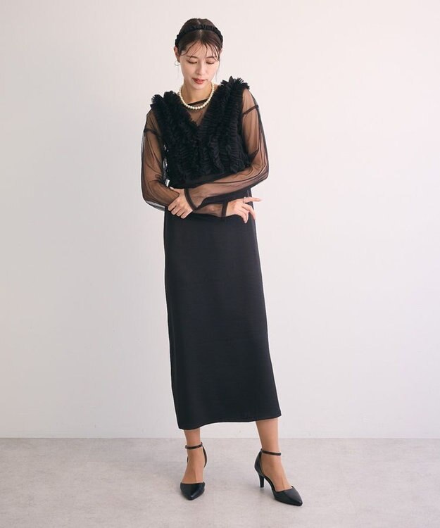 Green Parks ・Ｒａｉｌｍｅ　ＳＥＴ３点　チュールビスチェキャミワン