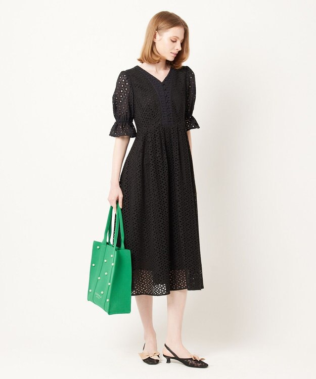 TOCCA 【大人百花掲載・消臭・洗える・WEB限定カラー有】ZELLIGE ドレス ブラック系7