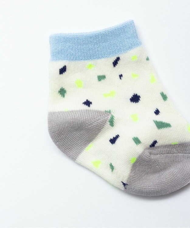 TRICOTE TERRAZZO SOCKS SET OF 2 / テラゾソックス2セット (BABY) 05BOY
