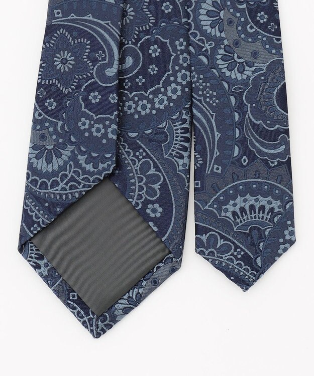 JOSEPH HOMME 【日本製】ペイズリージャガード　ネクタイ ネイビー系7