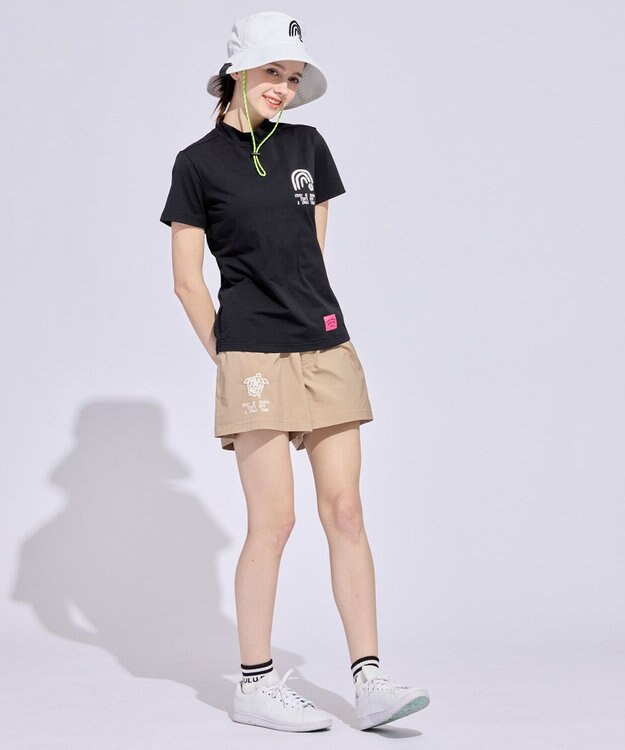 PW CIRCULUS 【ｗOMEN】TURTLE MOTIFイージーショーツ ゴルフウェア レディース ベージュ系