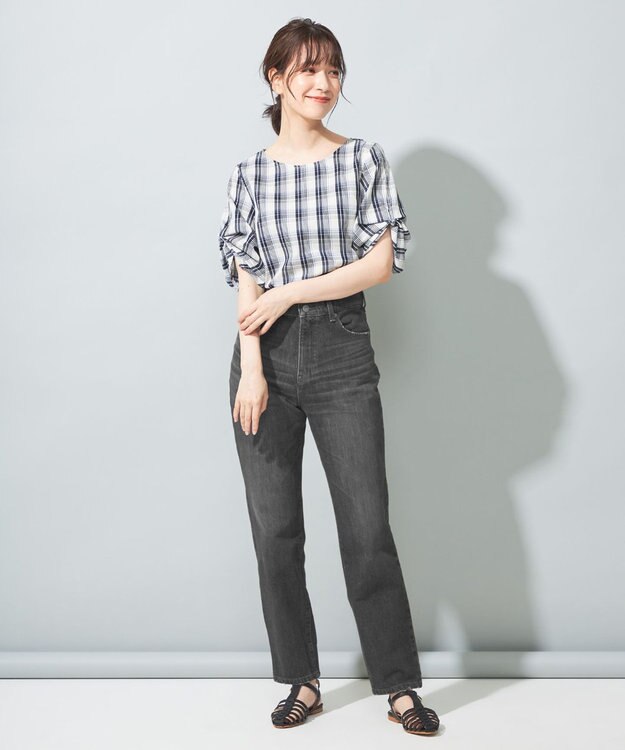 SHARE PARK LADIES 〈CIMMARON CORE〉CLAUDIA スリムテーパードパンツ グレー系