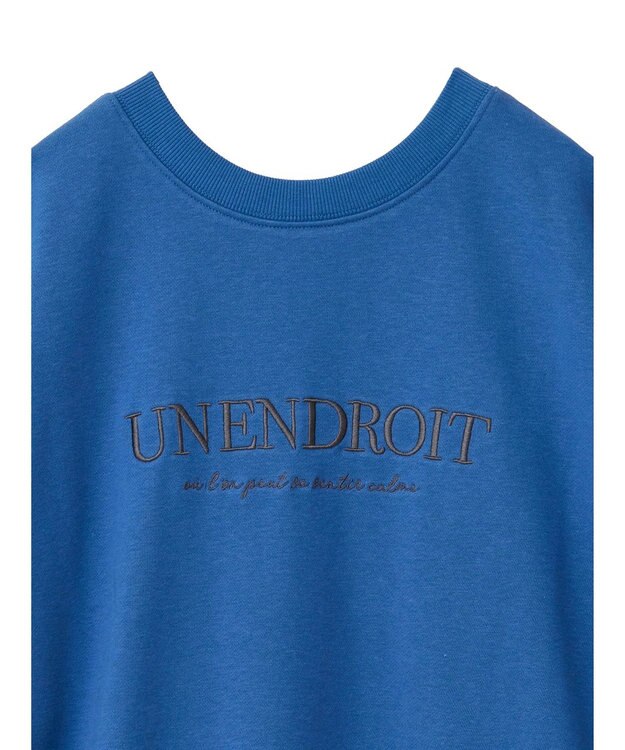 Green Parks ７分袖ロゴミニ裏毛トレＴＥＥ Blue