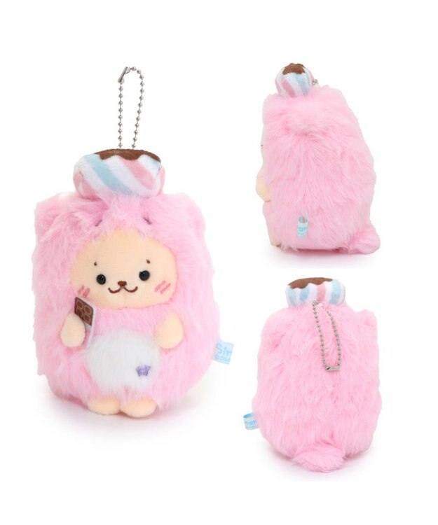 Mother garden しろたん おかしなモンスター キーホルダー 《らっこいぬ》 単品 らっこいぬ