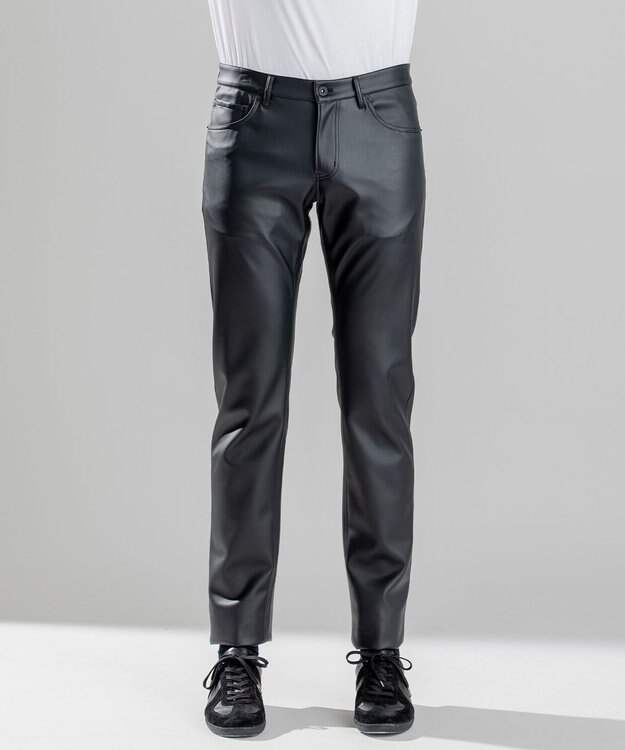 JOSEPH HOMME 【感動的な滑らかさと弾力】シンセティックレザー / CIGAR 5P ブラック系