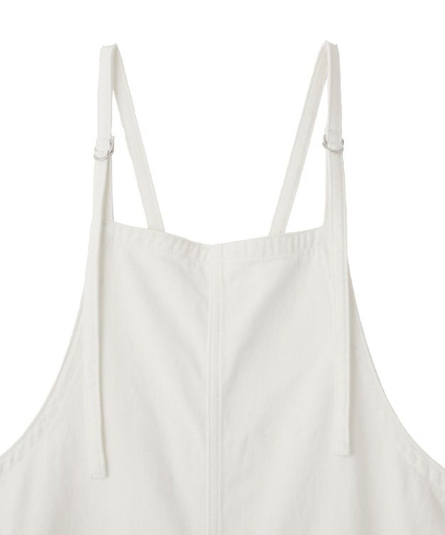 YECCA VECCA 綿麻ツイルサロペット Off White