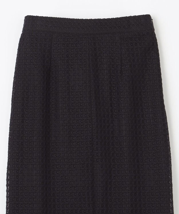 GRACE CONTINENTAL ラッセルメッシュスカート ブラック
