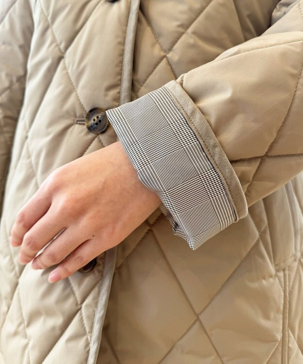 J.PRESS LADIES S 【2way】プレミアムBasic キルティング コート ベージュ系