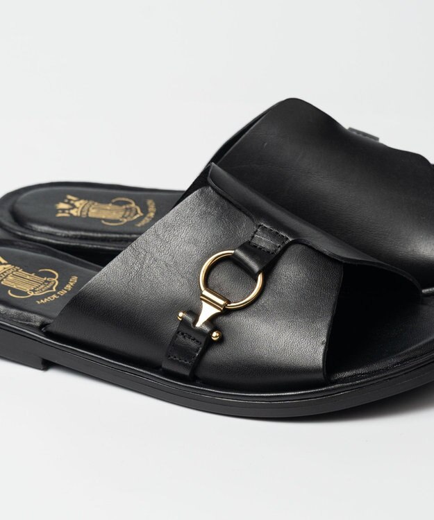 BONTRE 【BONTRE/ボントレ】ベルトフラットサンダル/20901-RS ブラック