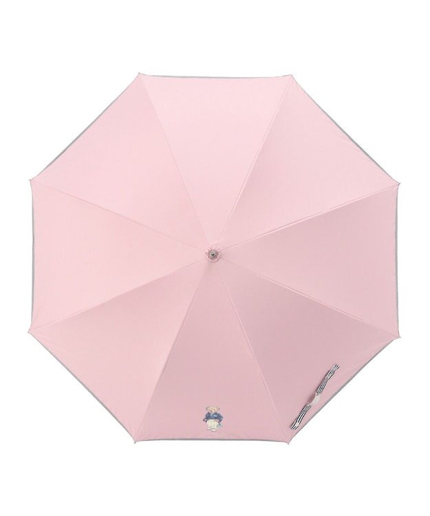 MOONBAT POLO RALPH LAUREN 晴雨兼用 長傘 ベア 日傘 一級遮光 遮熱 UV ローズピンク