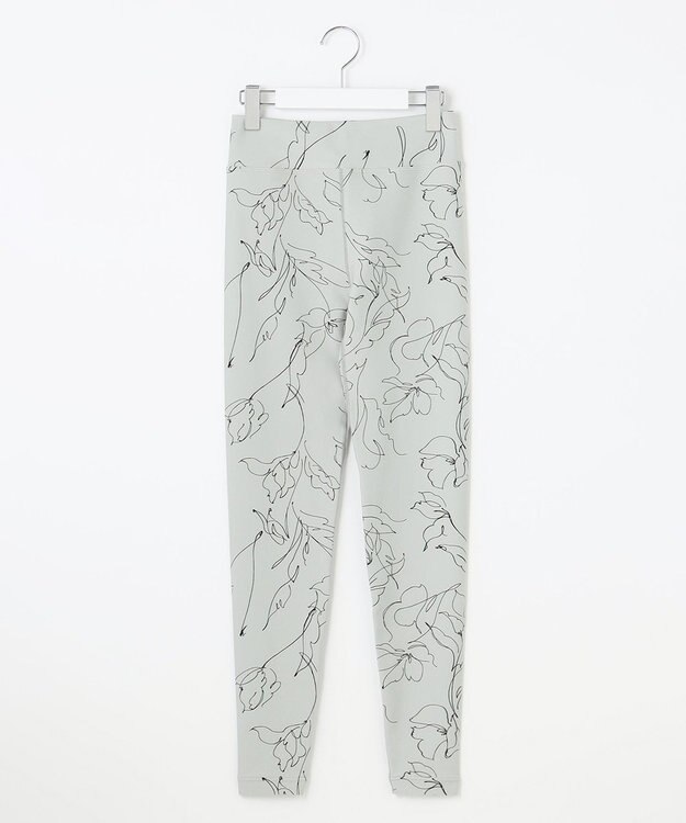 ONWARD CROSSET SELECT 【SEESET】ラインフラワーレギンス GREEN