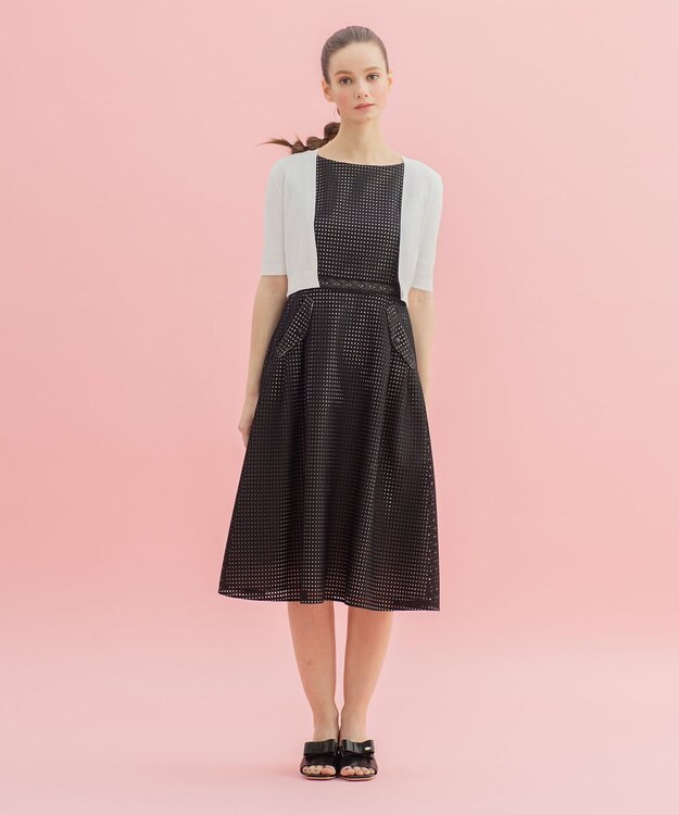 TOCCA 【洗える！&UV CUT】TREFOIL ボレロ アイボリー系