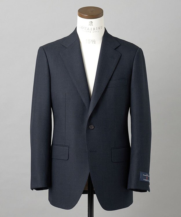 GOTAIRIKU 【ZEGNA/ゼニア】ISLANDFLEECE/アイランドフリース 3ピーススーツ（ネイビー） ネイビー系8