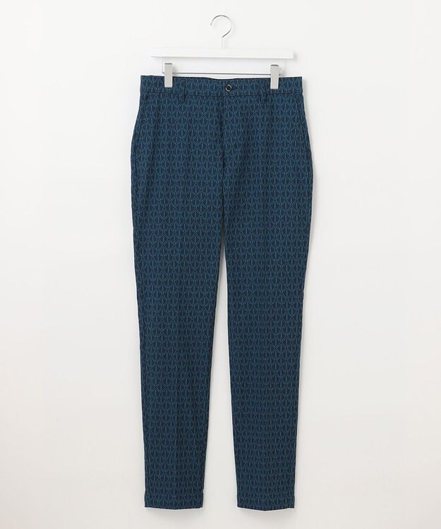 23区GOLF 【MEN】【ストレッチ】エッフェル塔柄 ジャガードパンツ ネイビー系5