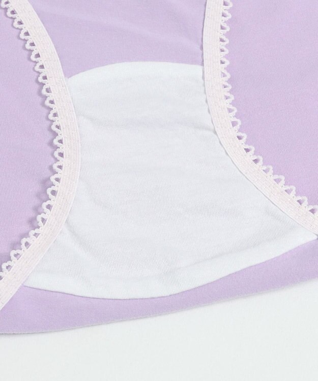 WEGO 【ハーフトップ＆ショーツセット】Liliane　Ciel　　レースアップリボン ライトパープル