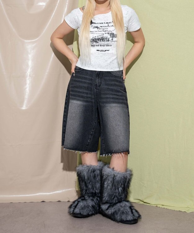 WEGO モンスターファーブーツ グレー