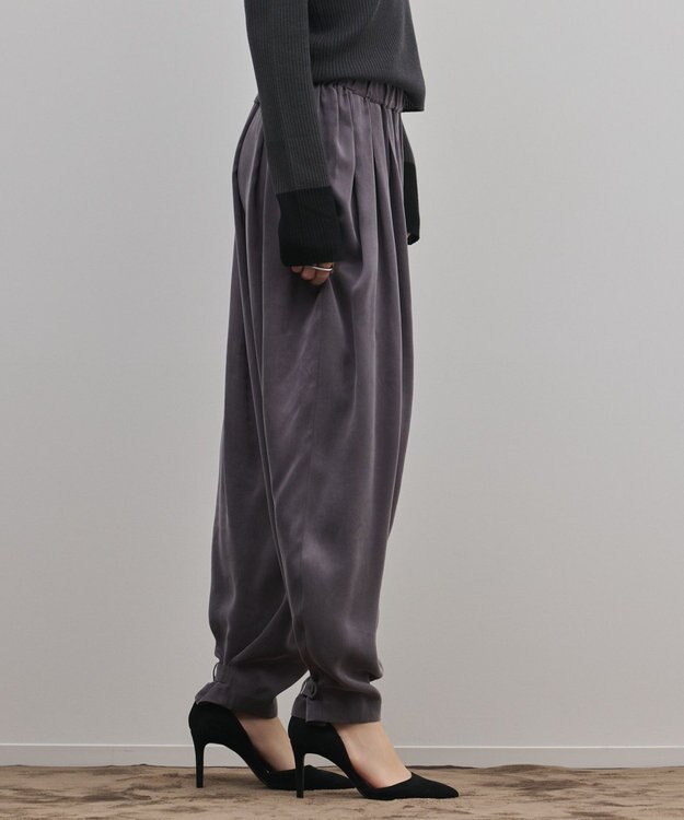 GRACE CONTINENTAL フィブリルバルーンパンツ チャコール