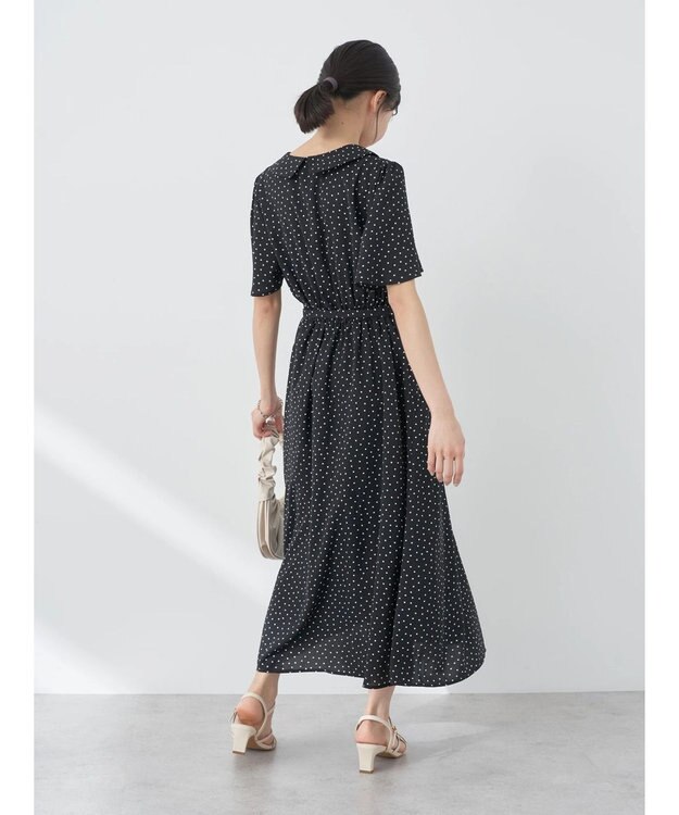 earth music&ecology ちょっとレトロなワンピース Black