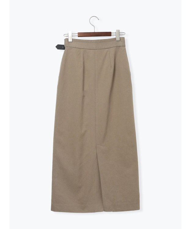 Te chichi サイドベルトチノタイトスカート ベージュ