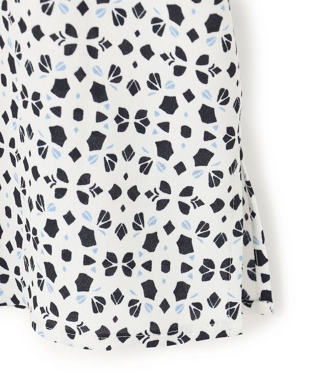 23区 S 【先行予約】カレイドスコーププリント バンドカラー ブラウス アイボリー系5