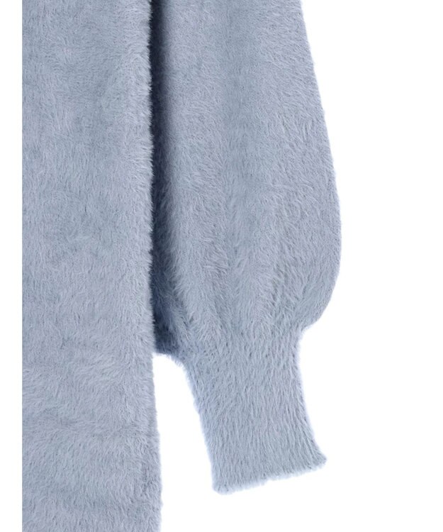 earth music&ecology ミニシャギーチュニック Blue