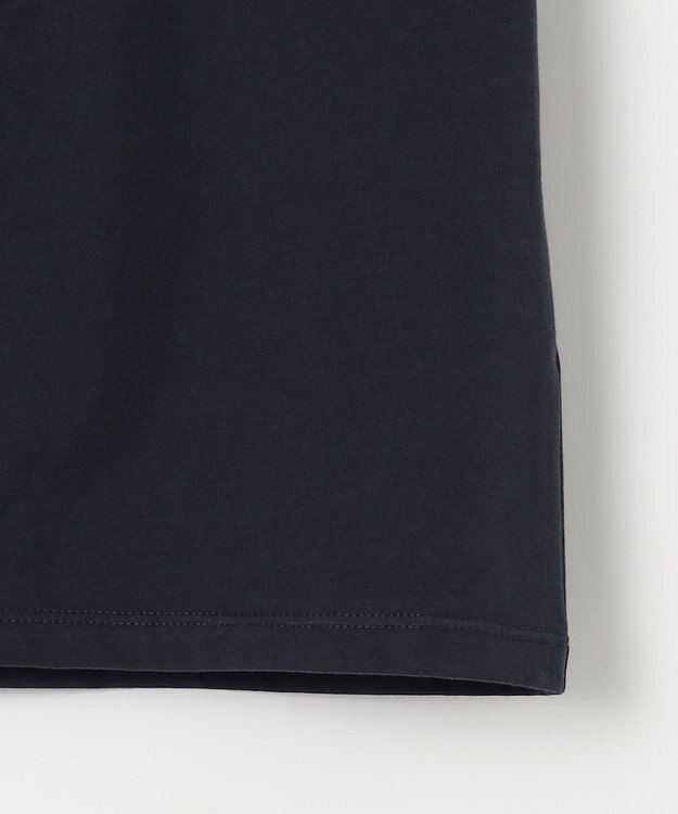 J.PRESS LADIES プレーティングジャージー レース襟 カットソー ネイビー系