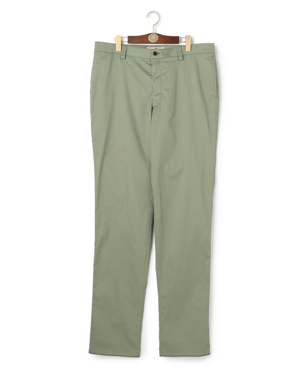 J.PRESS MEN 【KING SIZE】グリストーンツイル スリムテーパード パンツ カーキ系