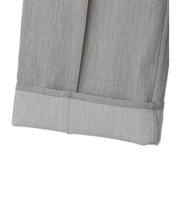 Green Parks パイピングサイドラインワイドパンツ Gray