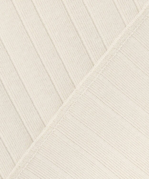 23区 S 【SLOW/一部店舗限定】ランダムリブフライス フレンチスリーブ カットソー ベージュ系