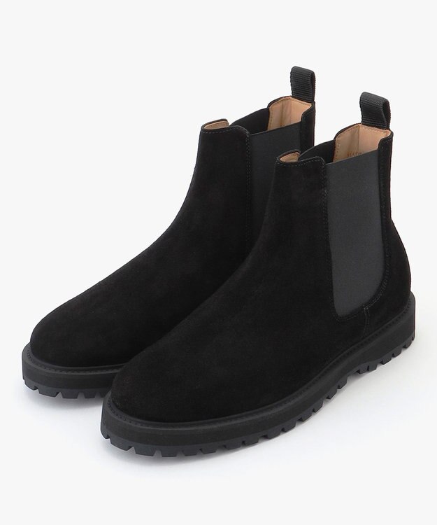 JOSEPH ABBOUD 【26.0~26.5cm/CQP CREST】 サイドゴアブーツ ブラック系