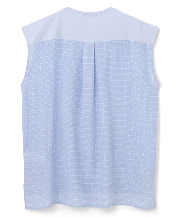 JOSEPH 【洗える】アクロスプリント×ジャージー　カットソー Sky blue