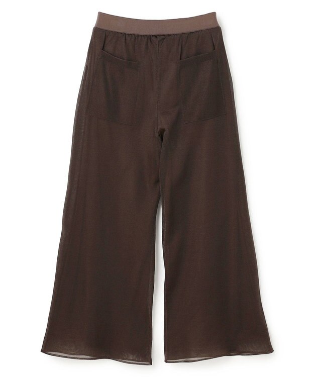 uncrave バルキーシアーニット ワイドパンツ ブラウン