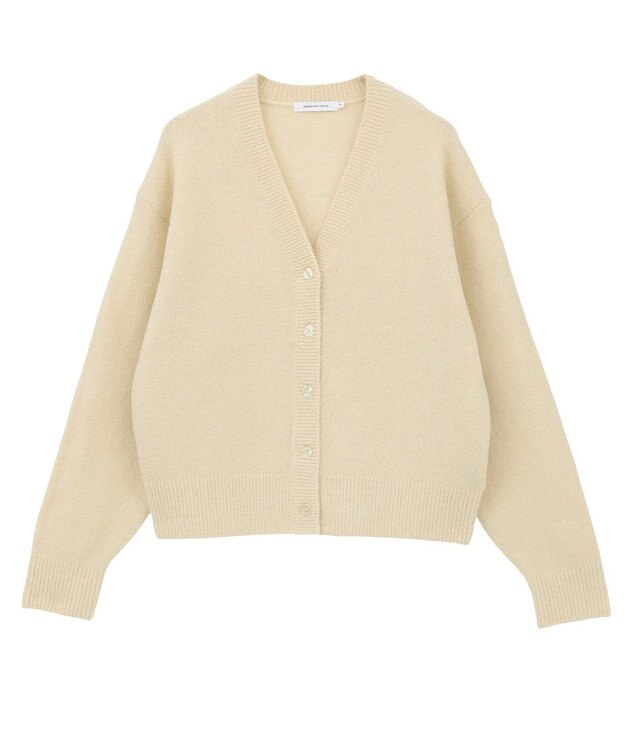 AMERICAN HOLIC Vネックラメニットカーディガン Ivory