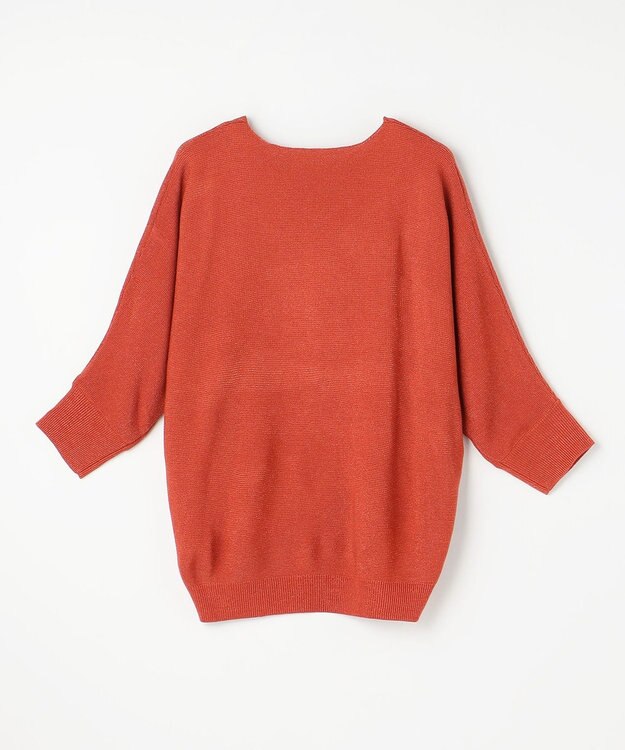 ANY ラメガーターニット オレンジ