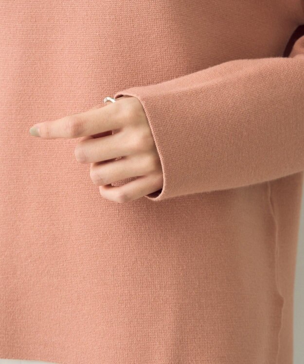 YECCA VECCA ミラノリブ金釦ニット Pink