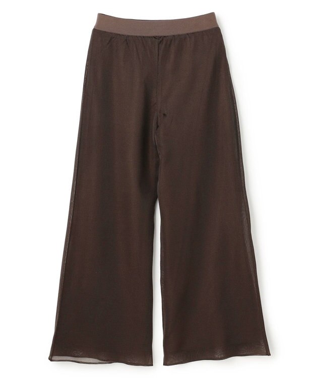 uncrave バルキーシアーニット ワイドパンツ ブラウン