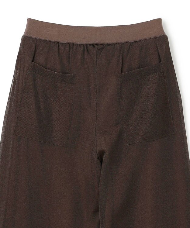 uncrave バルキーシアーニット ワイドパンツ ブラウン