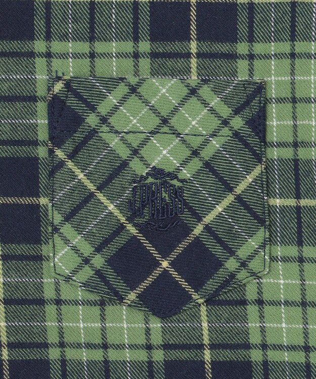 J.PRESS KIDS 【140-170cm】起毛チェックシャツ グリーン系4