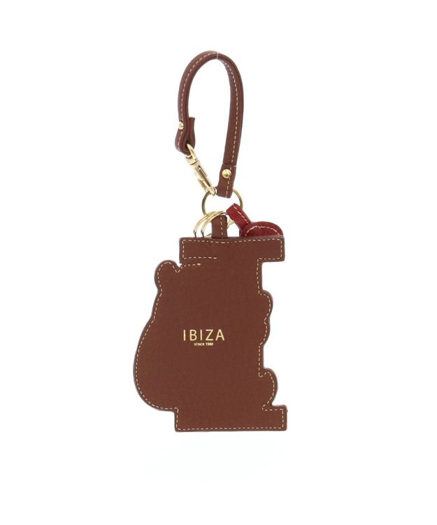 IBIZA アニマーダ　牛革　チャーム（パンダ） 黒