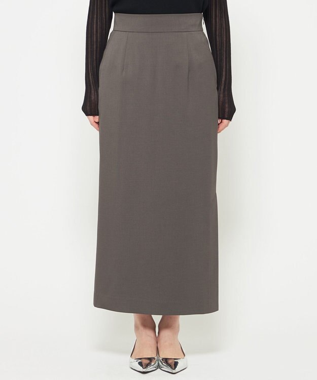 uncrave ツイミーツイル Iラインスカート スレート