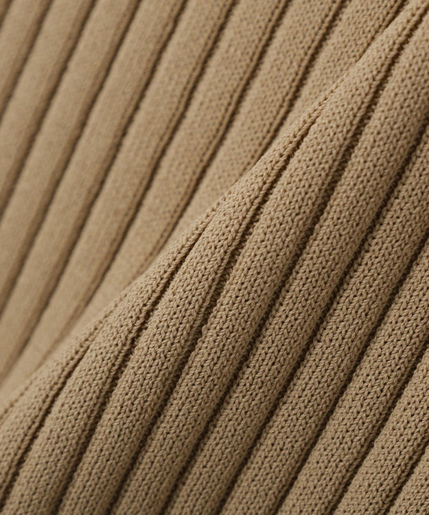 YECCA VECCA ハイネックノースリーブニット Gray Beige