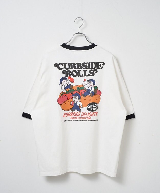 WEGO ボーイズグラフィックリンガーBIGT（S） ホワイト