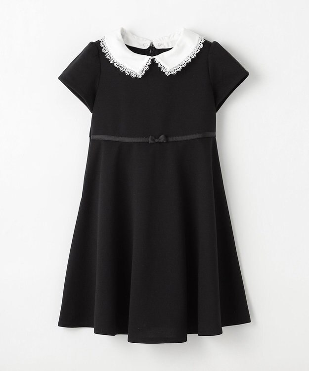 ANY KIDS 襟付きワンピース ブラック