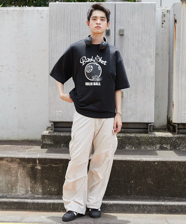 WEGO 【ユニセックス着用ITEM】1994BALLプリントT（SS） ブラック