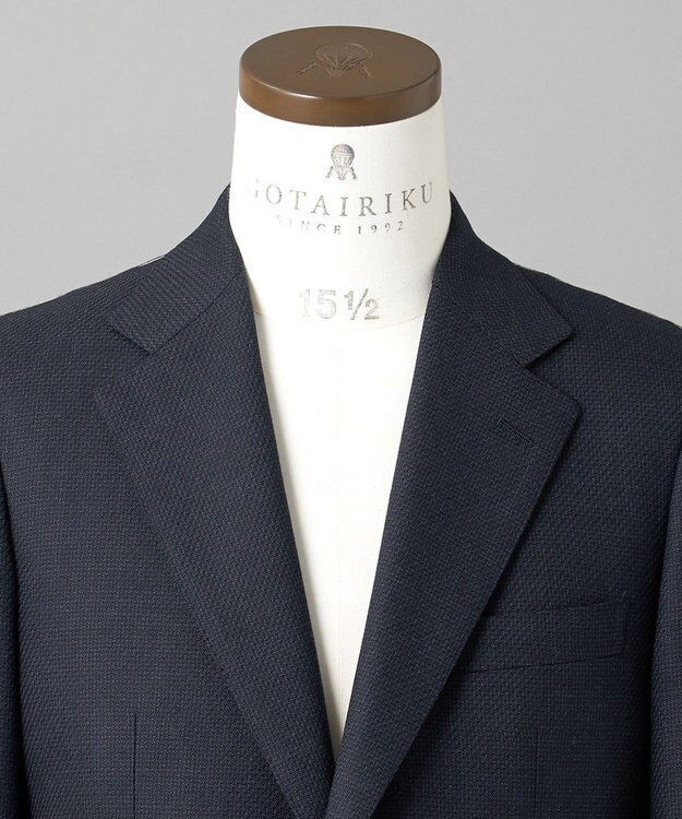 GOTAIRIKU 【ZEGNA/ゼニア】ISLANDFLEECE/アイランドフリース 3ピーススーツ（ネイビー） ネイビー系8