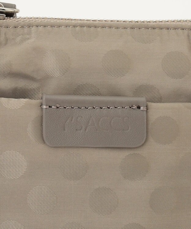 Y'SACCS ドットジャカード　ミニポシェット グレージュ