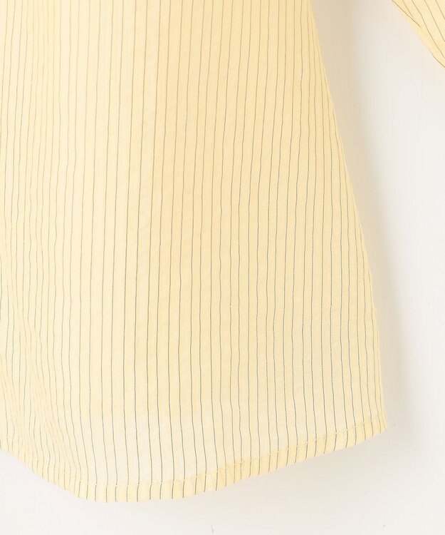 Feroux 【洗える】フリル ブラウス ライトイエロー系1