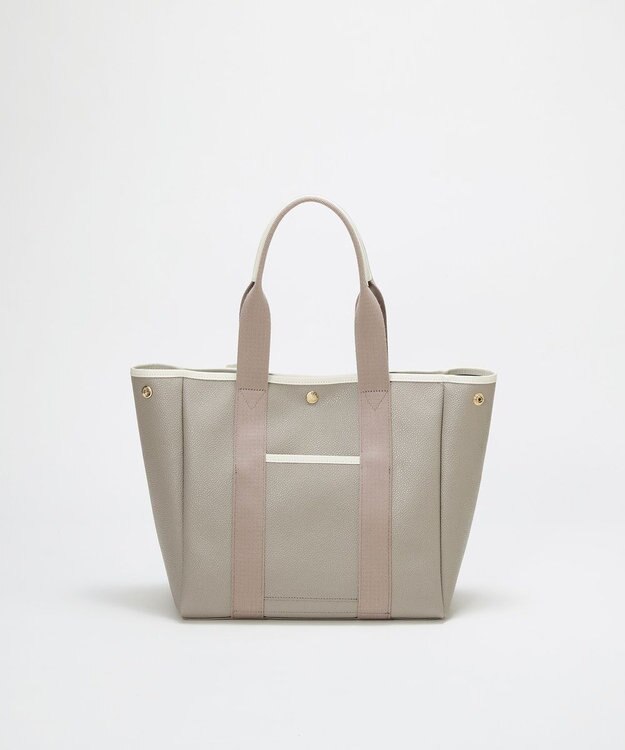 TOPKAPI 【Breath TOPKAPI】SCOTCH GRAIN スコッチグレイン ロングハンドル 2way トートバッグ チャーム付き　A4 ライトトープ