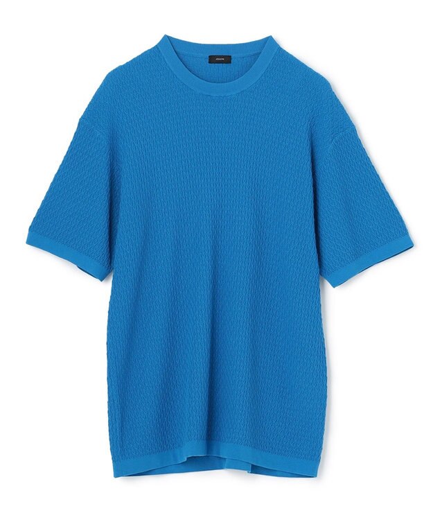 JOSEPH HOMME クールコットンリンクス ニット ターコイズブルー系