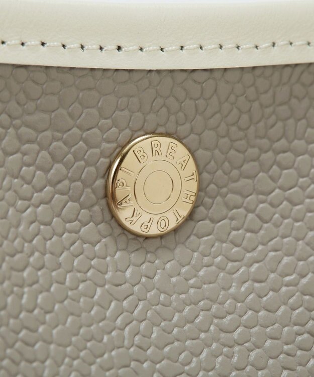 TOPKAPI 【Breath TOPKAPI】SCOTCH GRAIN スコッチグレイン ロングハンドル 2way トートバッグ チャーム付き　A4 ライトトープ